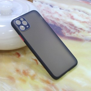 금속 카메라 보호기 및 독립 버튼이있는 iPhone11 휴대폰 케이스
